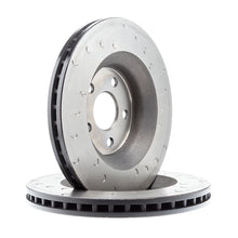 Load image into Gallery viewer, Alcon 2007+ Jeep JK 350x32mm Rotors 4-Piston Red Calipers Front Brake Upgrade Kit