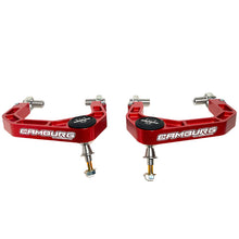 Load image into Gallery viewer, Camburg Toyota Tacoma 05-23 / 4-Runner 03-23 / FJ 07-14 KINETIK V2 Billet Uniball Upper Arms (Red)