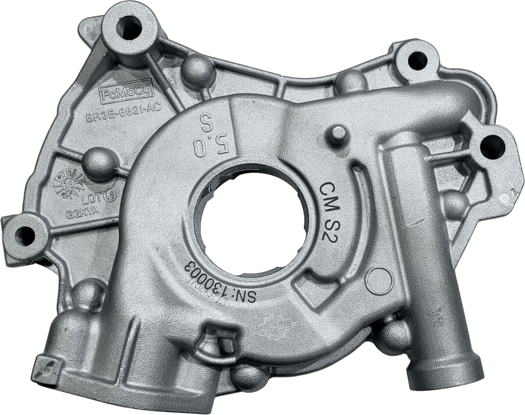 Ford Coyote V8 Pump Assembly – Billet Gear Vane Ported MartenWear Treated Billet Steel Back Plate
