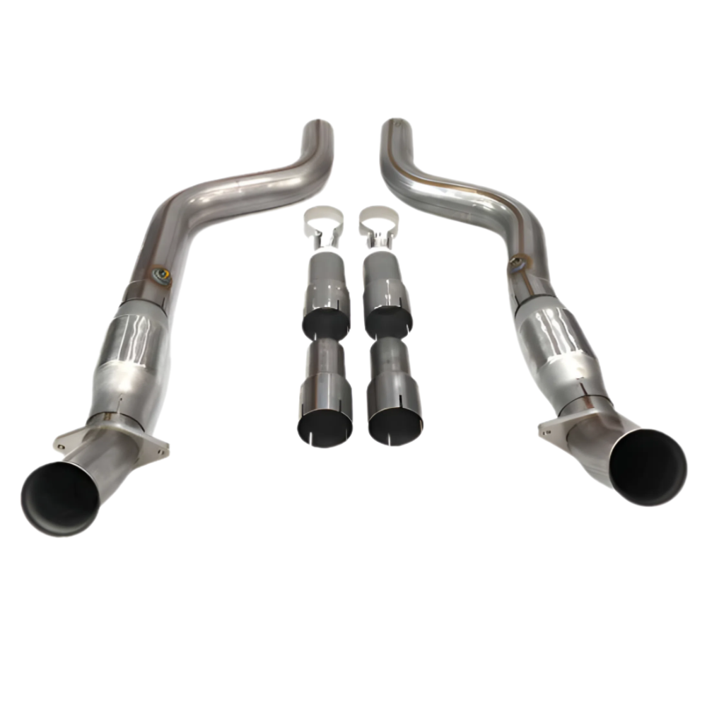 Stainless Catted Mid Pipe for 15-22 Dodge Challenger/Charger 6.2/6.4L