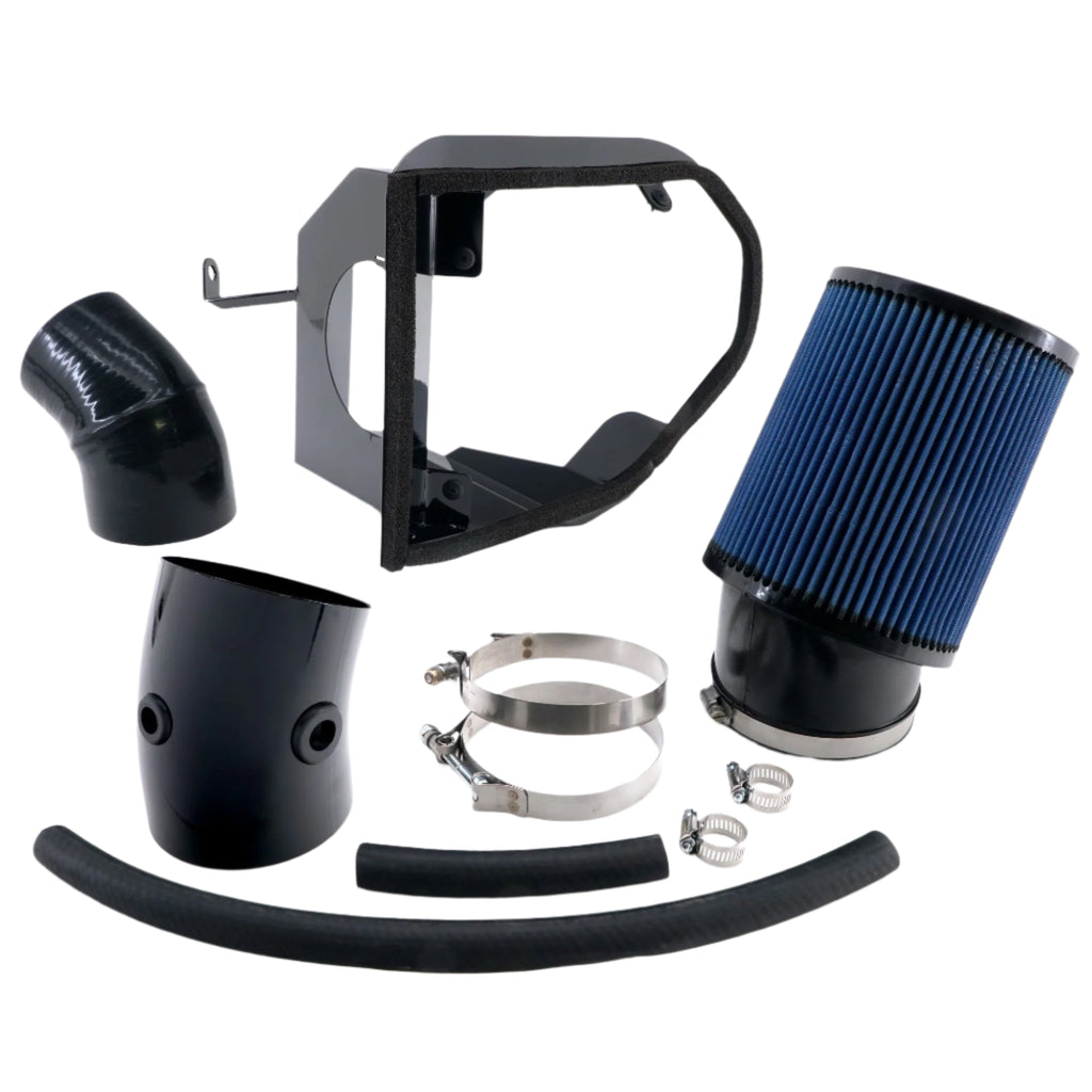 2017 2022 Dodge Hellcat 4.5" Open Box Cold Air Intake W/ Air Grabber Hood-Cold Air Intakes-Cornerstone Performance