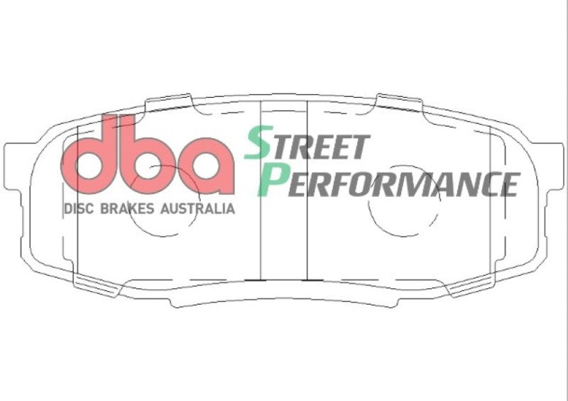 DBA 08-19 Lexus LX570 SP Performance Rear Brake Pads - out of package