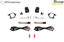 Load image into Gallery viewer, Diode Dynamics SSC1 LED Fog Light Kit – Yellow lenses and mounting hardware