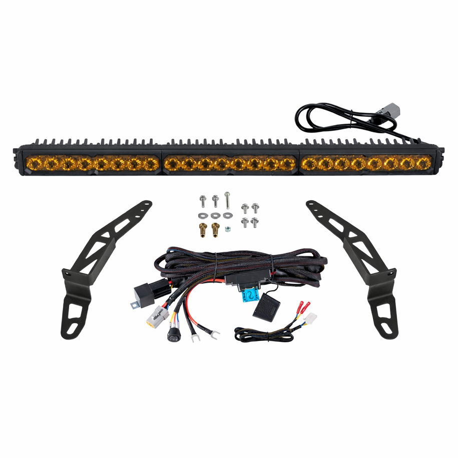 Diode Dynamics 2016-2023 Toyota Tacoma Stealth SS30 Sport Yellow Driving LED Light Bar Kit