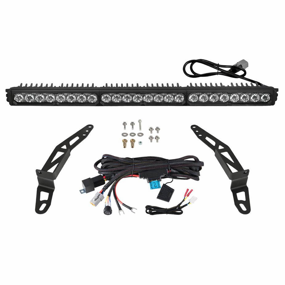 Diode Dynamics Jeep 2018-2026 Wrangler JL SS30 Bumper LED Kit Sport White Driving ABL