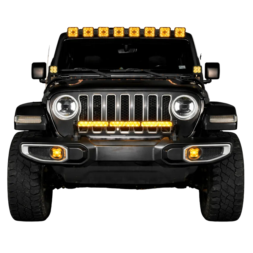 Diode Dynamics Jeep 2018-2026 Wrangler JL SS30 Bumper LED Kit Sport White Driving ABL