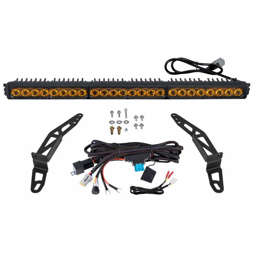 Diode Dynamics Jeep 2018-2026 Wrangler JL SS30 Bumper LED Kit Sport Yellow Combo