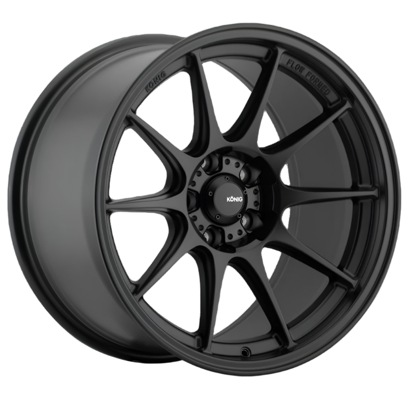 Konig Dekagram 19x10.5B 5x114.3 ET23 Semi-Matte Black