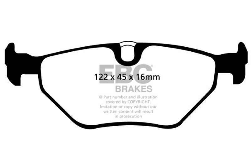 EBC Redstuff Rear Brake Pads BMW E39 525i 528i 530i 540i