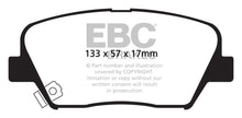 Load image into Gallery viewer, EBC Yellowstuff DP41863R Brake Pads for 2012-2017 Hyundai Azera 3.3L  