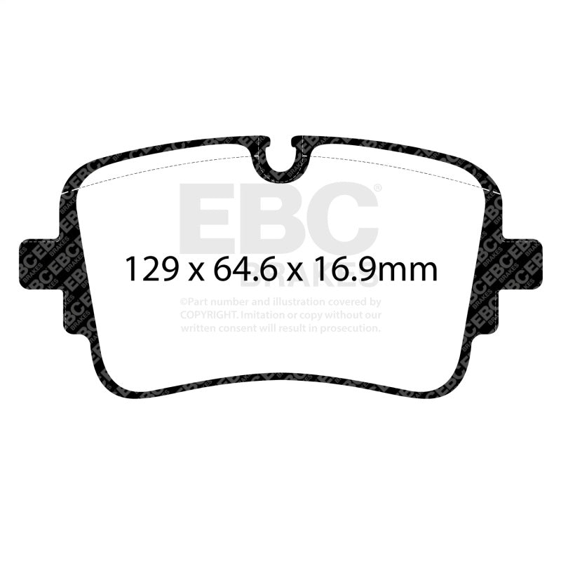 EBC Yellowstuff Rear Brake Pads DP42456R Audi A8 Quattro 2020+