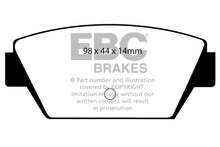 Load image into Gallery viewer, EBC Yellowstuff DP4576R Brake Pads for 1993-1994 Eagle Talon 1.8