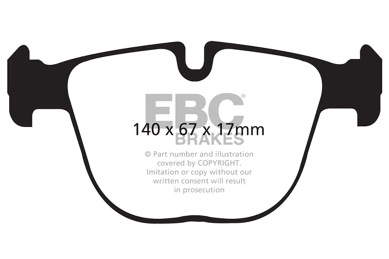 EBC Bluestuff NDX Rear Brake Pads BMW X5 X6 2010-2021