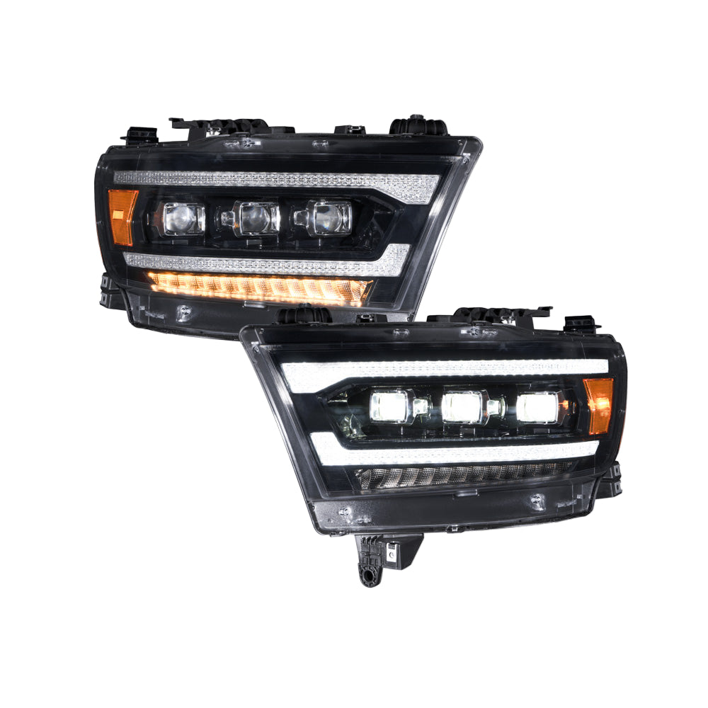 Form Lighting - 2019-2024 Ram 1500 Sequential LED Projector Headlights (pair)-Headlight-Form Lighting