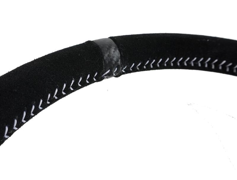 PRP Comp-R Leather Steering Wheel - Black for Polaris RZR Can-Am Maverick UTVs
