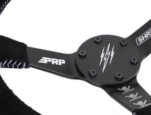 Load image into Gallery viewer, PRP Comp-R Leather Steering Wheel - Black for Polaris RZR Can-Am Maverick UTVs