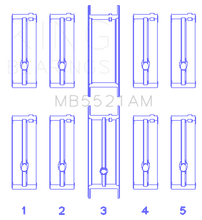 Load image into Gallery viewer, King GMB5521AM Chrysler 2.2L 2.5L Main Bearing Set STD