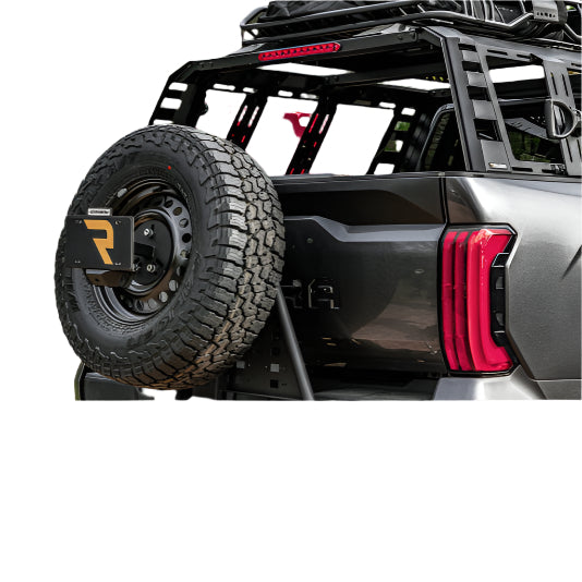 Go Rhino HC200T Swing-Away Tire Carrier for 2" Hitch - 40" Tires