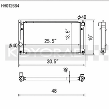 Load image into Gallery viewer, Koyo 2022+ Toyota GR86 and Subaru BRZ Competition All-Aluminum Radiator