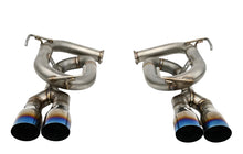 Load image into Gallery viewer, Invidia 22+ Subaru WRX Twin Loop 3.5in. Single Layer T.I Tip Axle-Back Exhaust