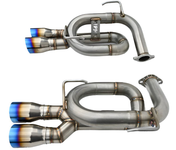 Invidia 22+ Subaru WRX Twin Loop 3.5in. Single Layer T.I Tip Axle-Back Exhaust