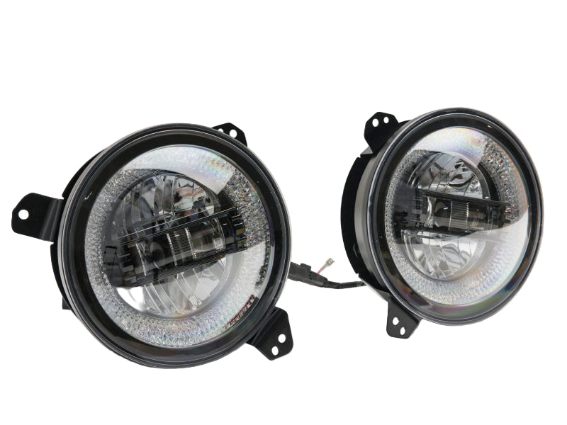 Raxiom LED Headlights for 2018-2022 Jeep Wrangler JL/JT J133763 - Close Up