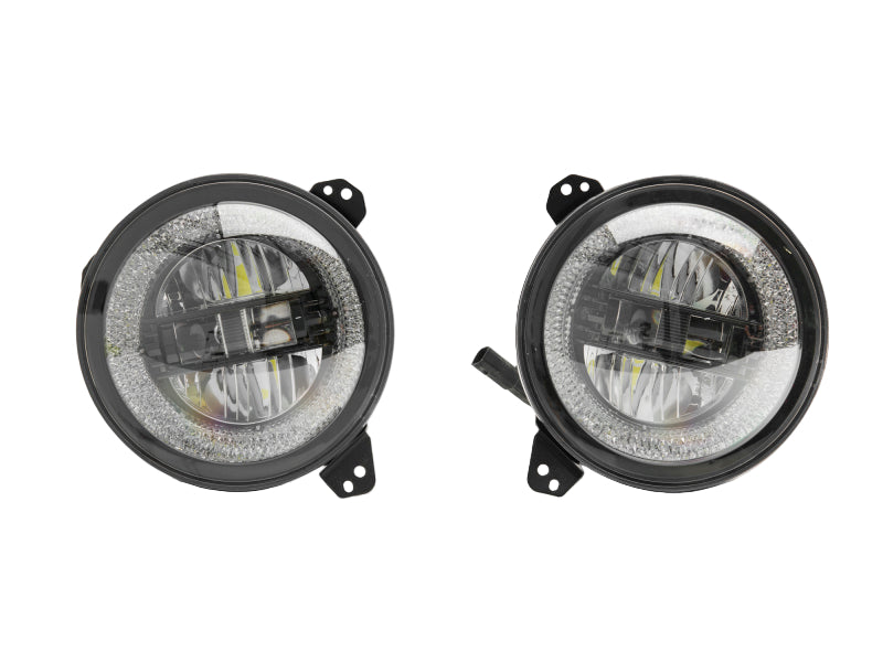 Raxiom LED Headlights for 2018-2022 Jeep Wrangler JL/JT J133763 - Close Up