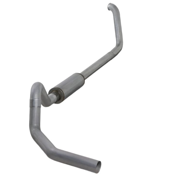 Diamond Eye 4" Turbo Back Single Aluminized Exhaust Kit for 2000-2003 Ford F-250/F-350
