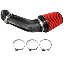 Load image into Gallery viewer, Close-up of Legmaker real carbon fiber short ram tube with smooth inner surface