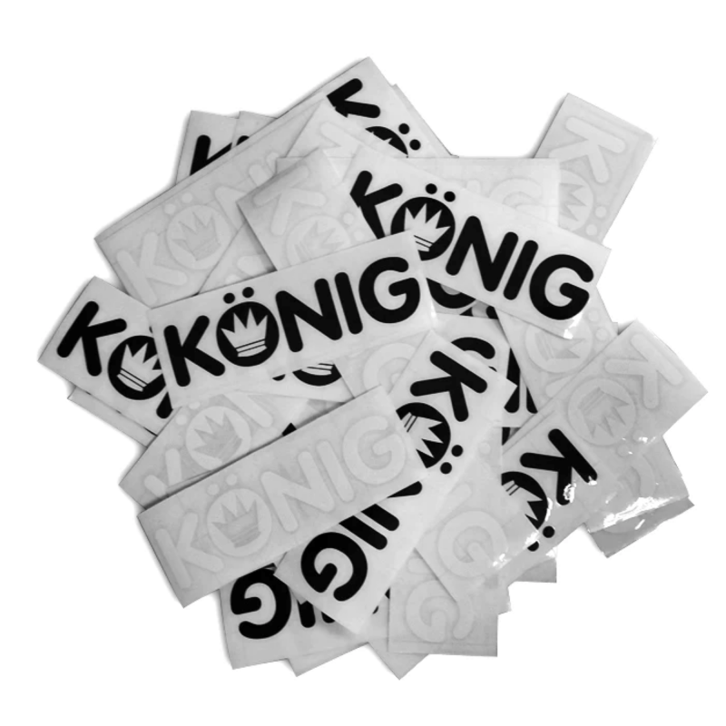 KONIG FLOW FORMED CENTER CAP STICKER BLACK