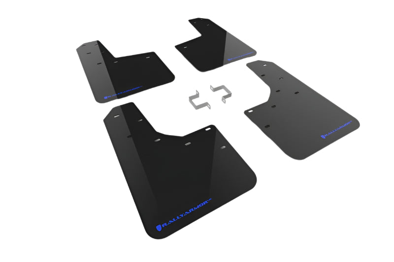 2023-2025 Ford Ranger Raptor Black UR Mud Flap Blue Logo