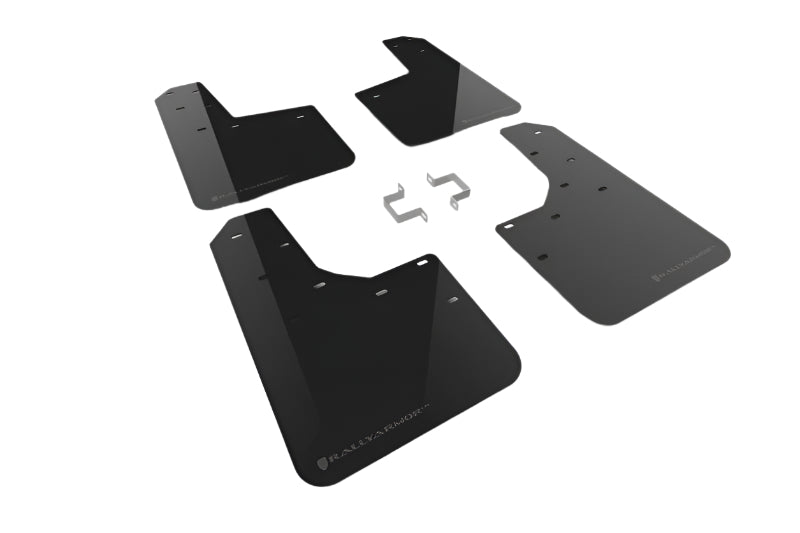 Rally Armor 23-25 Ford Ranger Raptor Black UR Mud Flap Grey Logo ...
