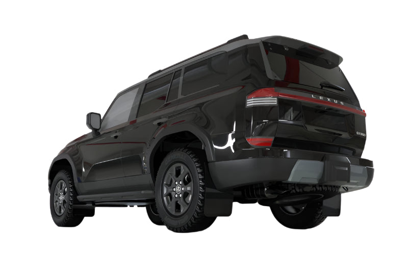 Rally Armor 2024+ Lexus GX-550 Overtrail Black UR Mud Flap Metallic Black Logo