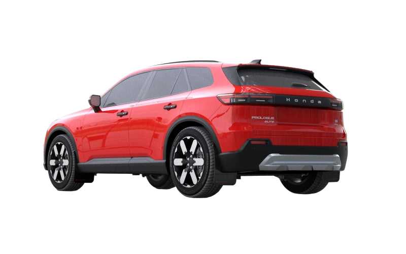 2024-2025 Honda Prologue Mud Flaps Rally Armor Black Red Logo