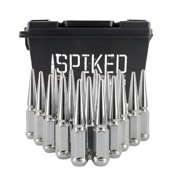 Mishimoto Steel Spiked Lug Nuts M12x1.5 20pc Set - Chrome