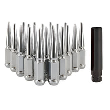 Load image into Gallery viewer, Mishimoto Steel Spiked Lug Nuts M12x1.5 20pc Set - Chrome