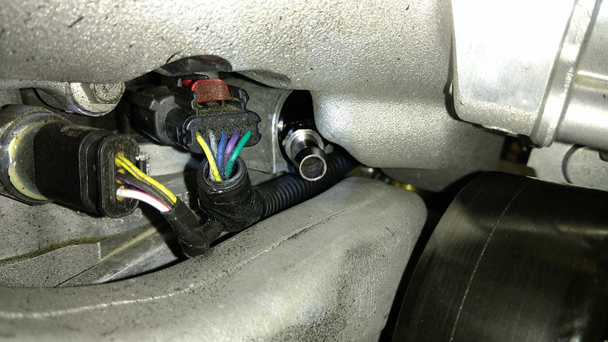 Installed view in engine bay