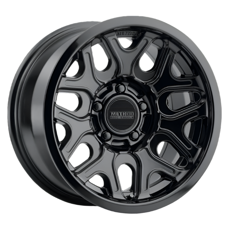 Method MR322 20x10 -18mm Offset 8x180 BP 130.81mm CB Gloss Black Wheel
