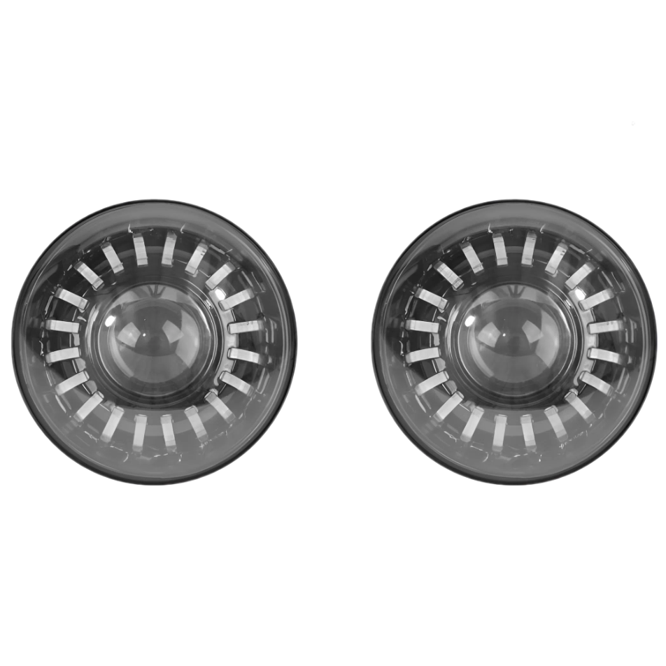 XK Glow 7" RGB LED Headlights Jeep Wrangler JL JT App Control