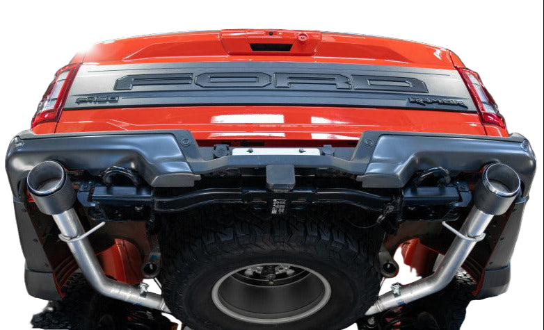 MBRP 2021+ Ford F-150 Raptor Axle-Back Dual Rear Exit T304 Performance Exhuast Sys - Black Ops Auto Works