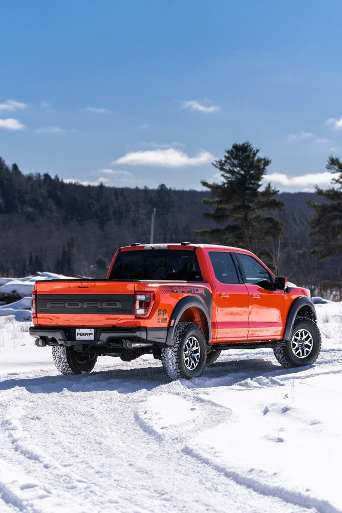 MBRP 2021+ Ford F-150 Raptor Axle-Back Dual Rear Exit T304 Performance Exhuast Sys - Black Ops Auto Works