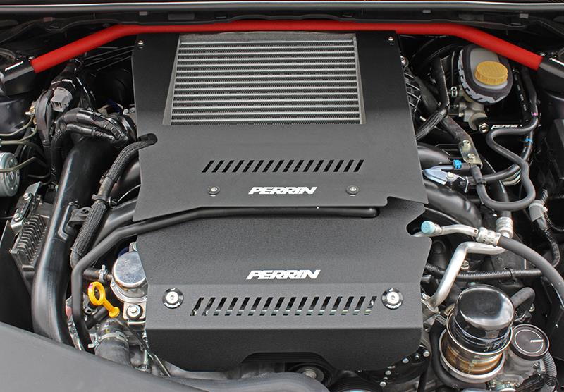 PERRIN Black Engine Cover Kit 2015-2021 Subaru WRX