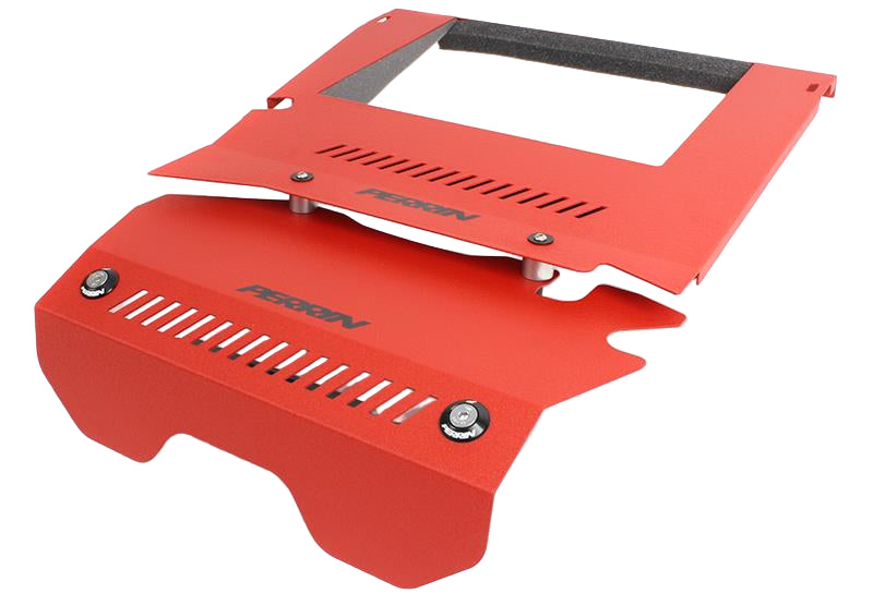 PERRIN Red Engine Cover Kit 2015-2021 Subaru WRX PSP-ENG-165RD - Primary