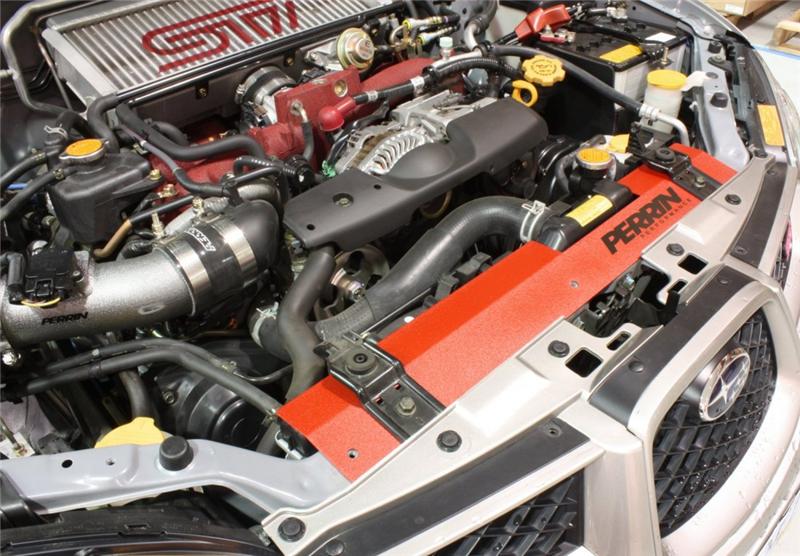 PERRIN Red Radiator Shroud 02-07 WRX STI