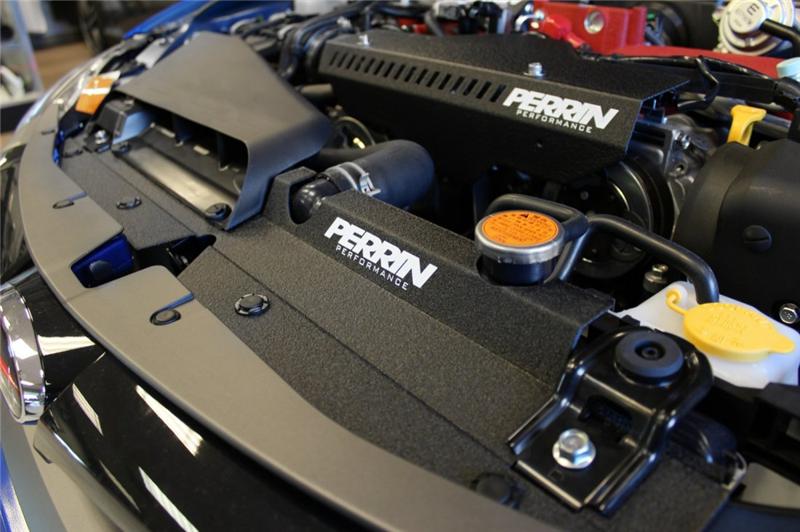 PERRIN Black Radiator Shroud 2008-2014 WRX STI PSP-ENG-510BK