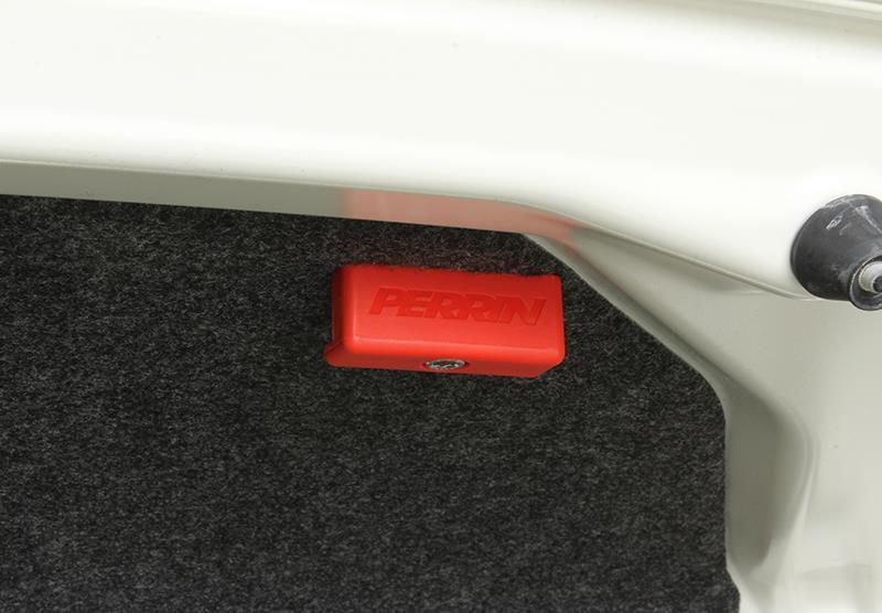 PERRIN Red Trunk Handle Subaru WRX STI Sedan PSP-INR-500