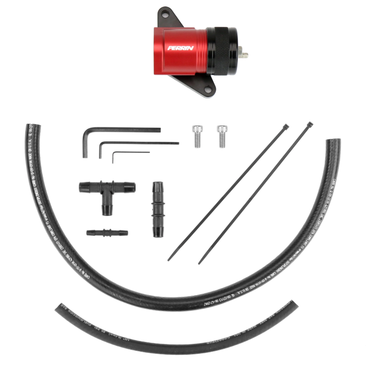 PERRIN Red Recirculating BOV for Subaru WRX STI