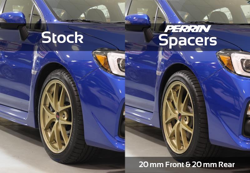 PERRIN 20mm Wheel Spacers Subaru WRX STI 5x114.3 Hub-Centric