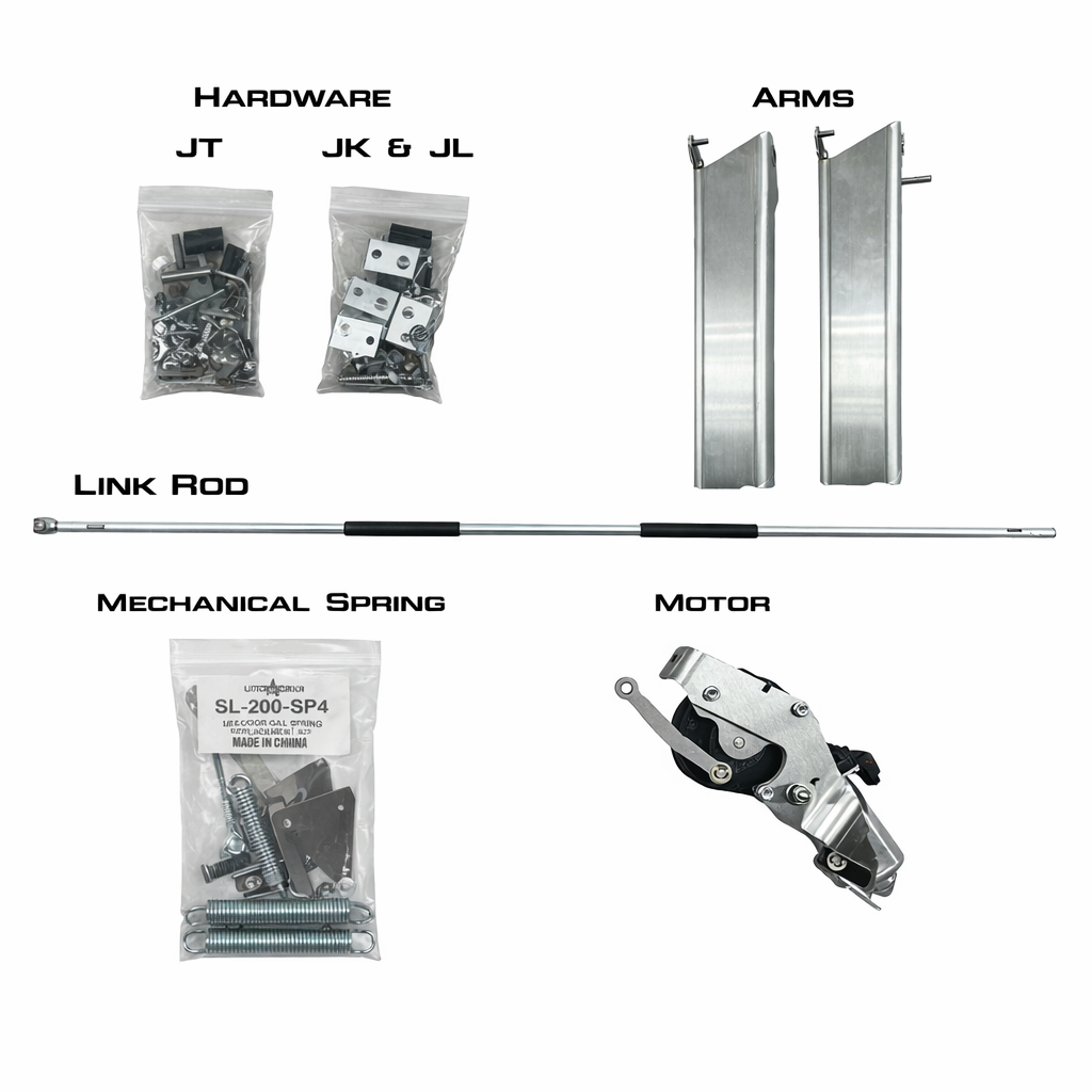 Rock Slide Rebuild Kit for Gen2 Step Sliders - JK 2.0 4D DRVR Rock Slide Engineering RSEREBUILD20-075