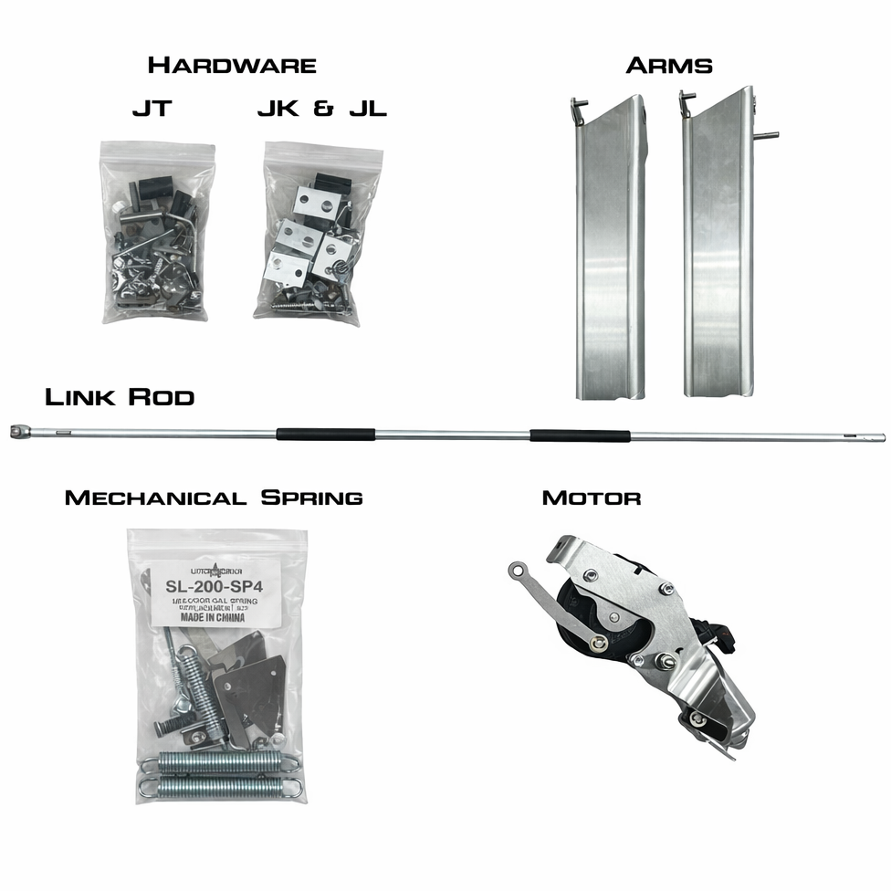 Rock Slide Rebuild Kit for Gen2 Step Sliders - Jeep Wrangler JL 4 Door Driver Side 2018-2024